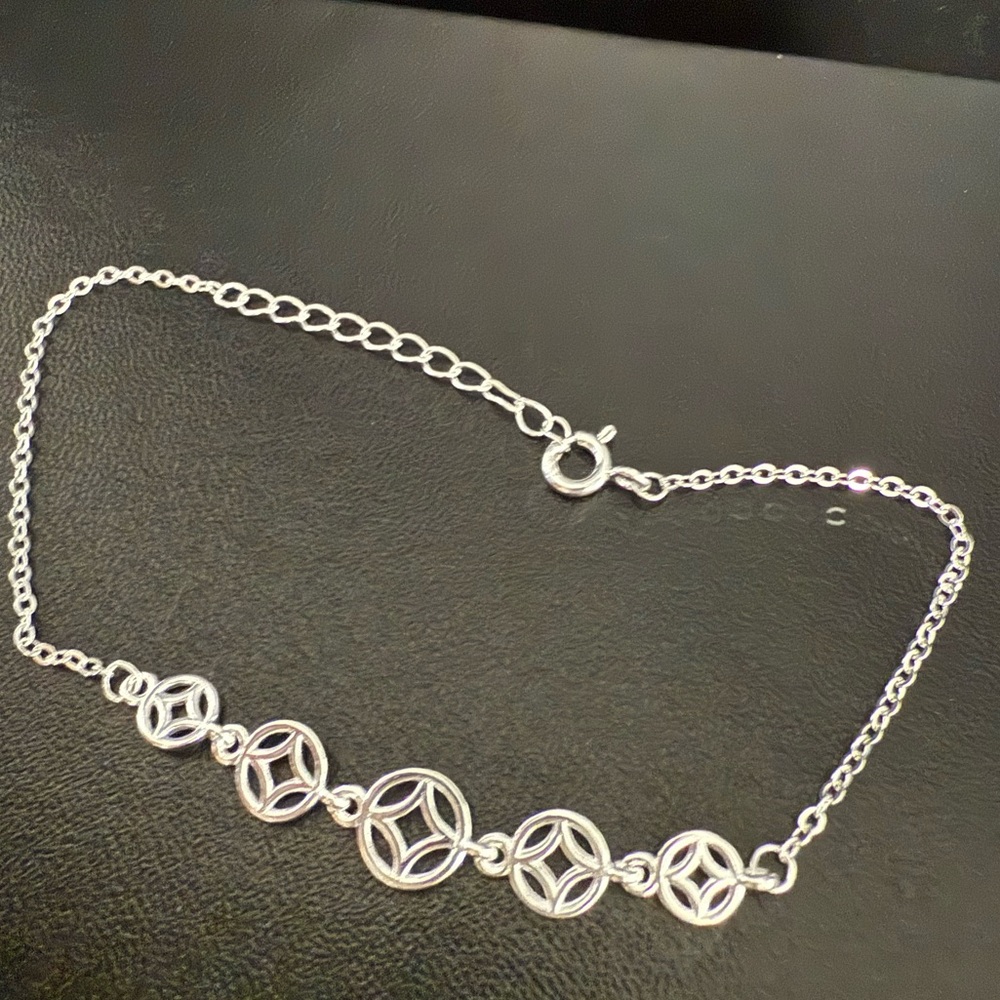 925 sterling silver Dream catcher  bracelet 8" NWOT